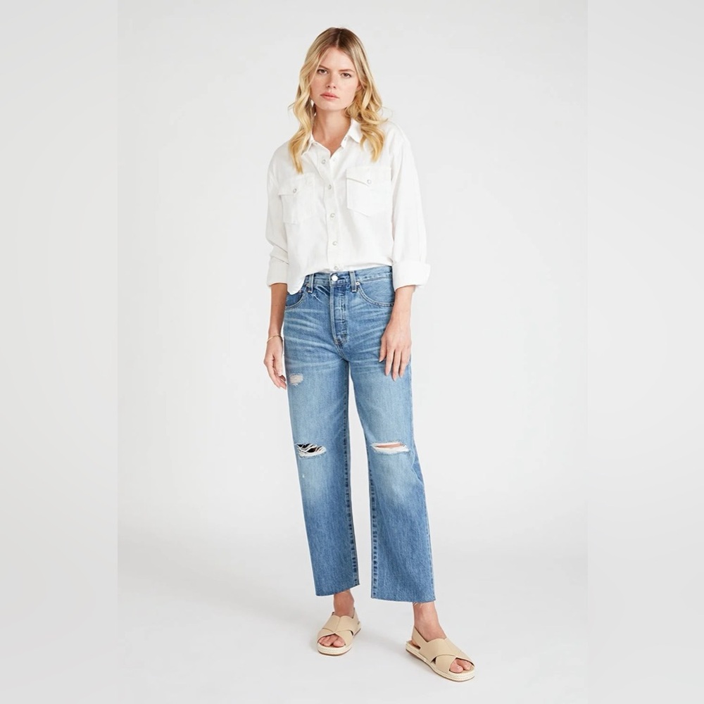 Etica Denim Women's NWT Tyler Vintage Straight Fleetwood Jeans Size 26